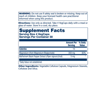 Magnesium Glycinate 350mg